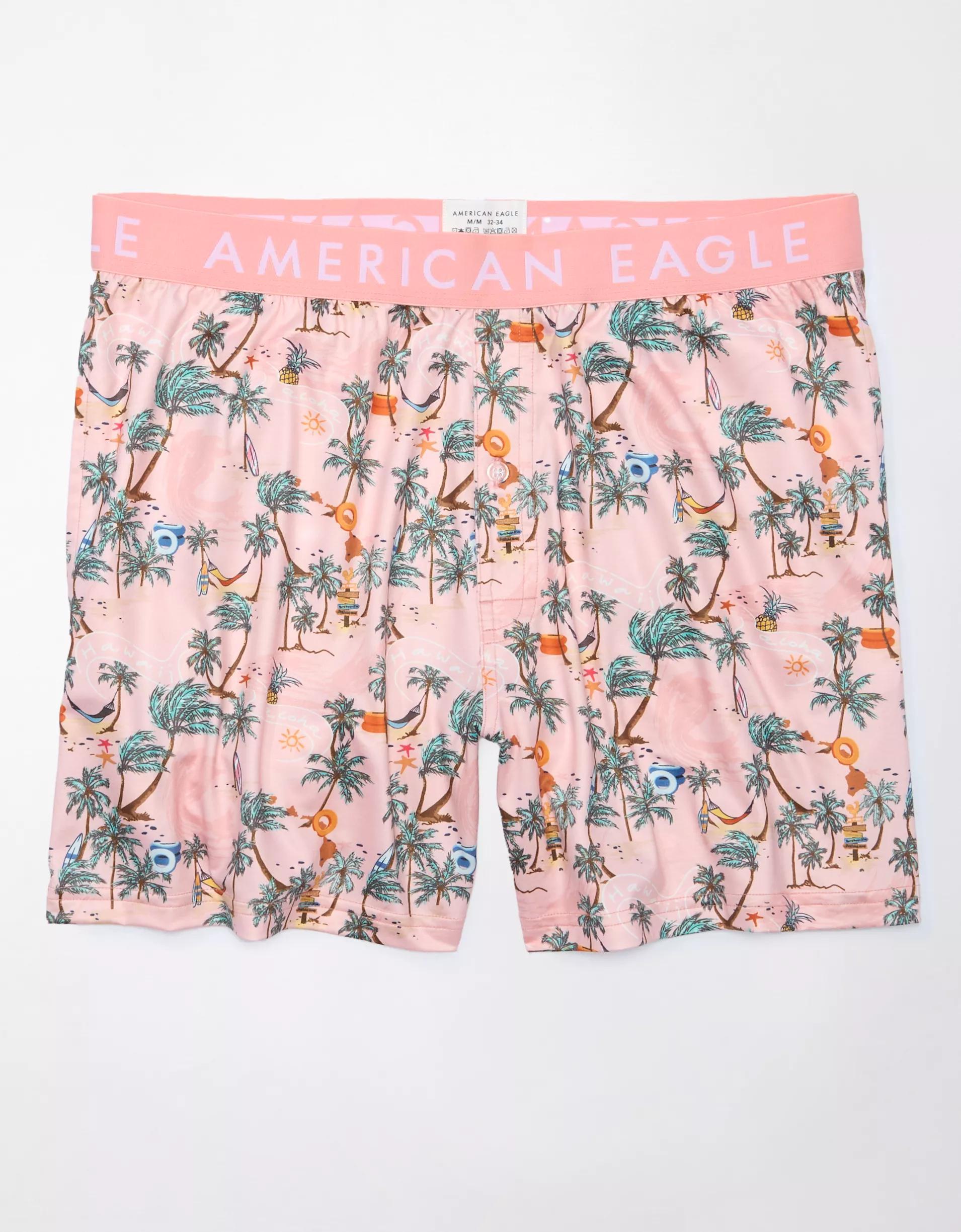 AEO Men's Cheetah Ultra Soft Pocket Boxer Short Product Image