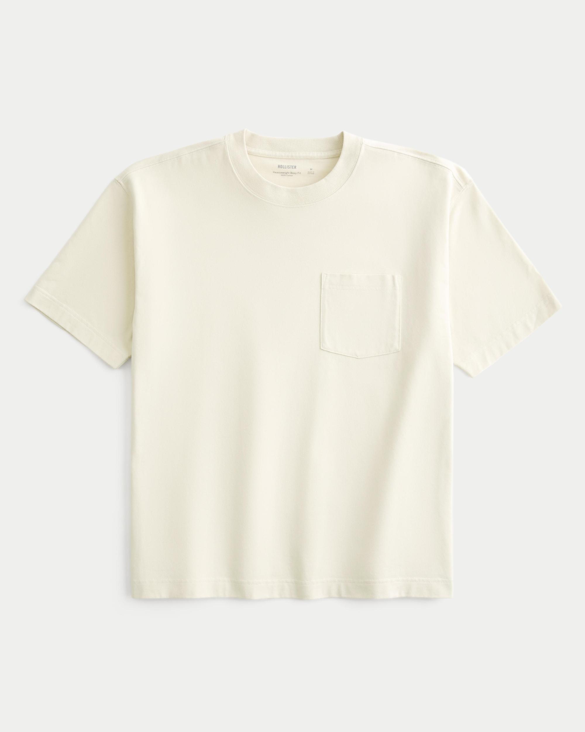 Boxy Heavyweight Washed Crew T-Shirt Product Image