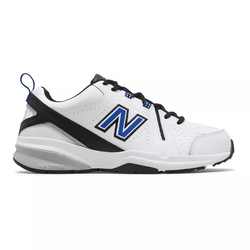 New Balance® 608 v5 Men's Training Shoes, Size: 9, White Royal Product Image