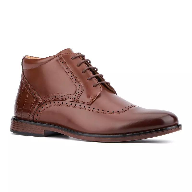 New York & Company Lennon Men's Ankle Boots, Size: 9.5, Red Product Image