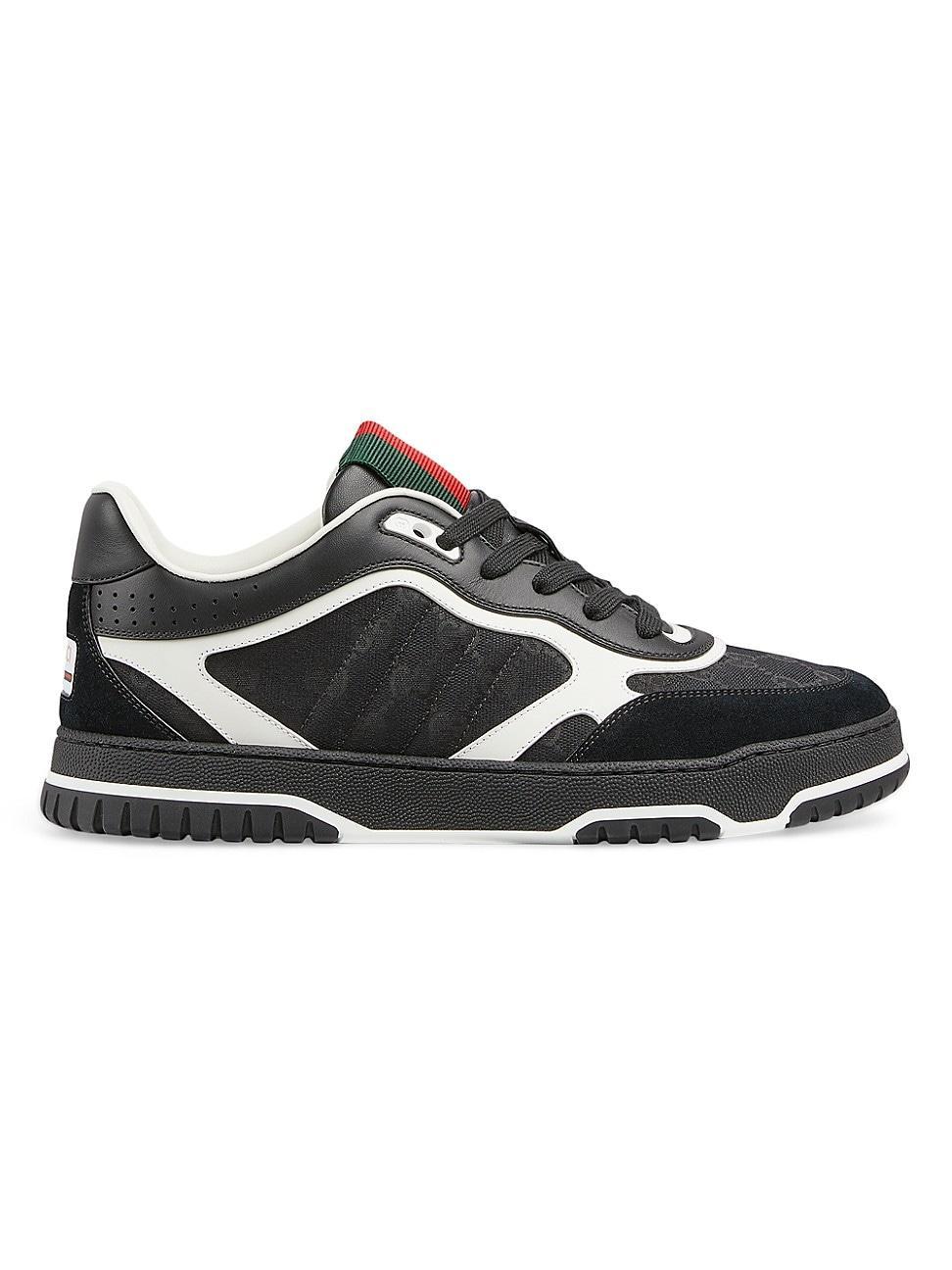 Mens Re-Web GG Supreme Canvas and Leather Sneakers Product Image
