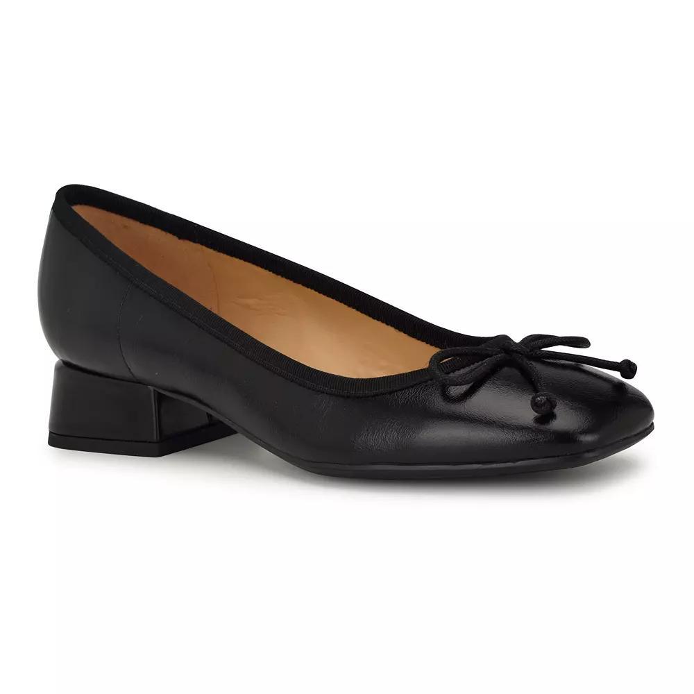 Nine West Saruh Women's Square Toe Slip-On Dress Pumps, Size: 6.5, Black Product Image
