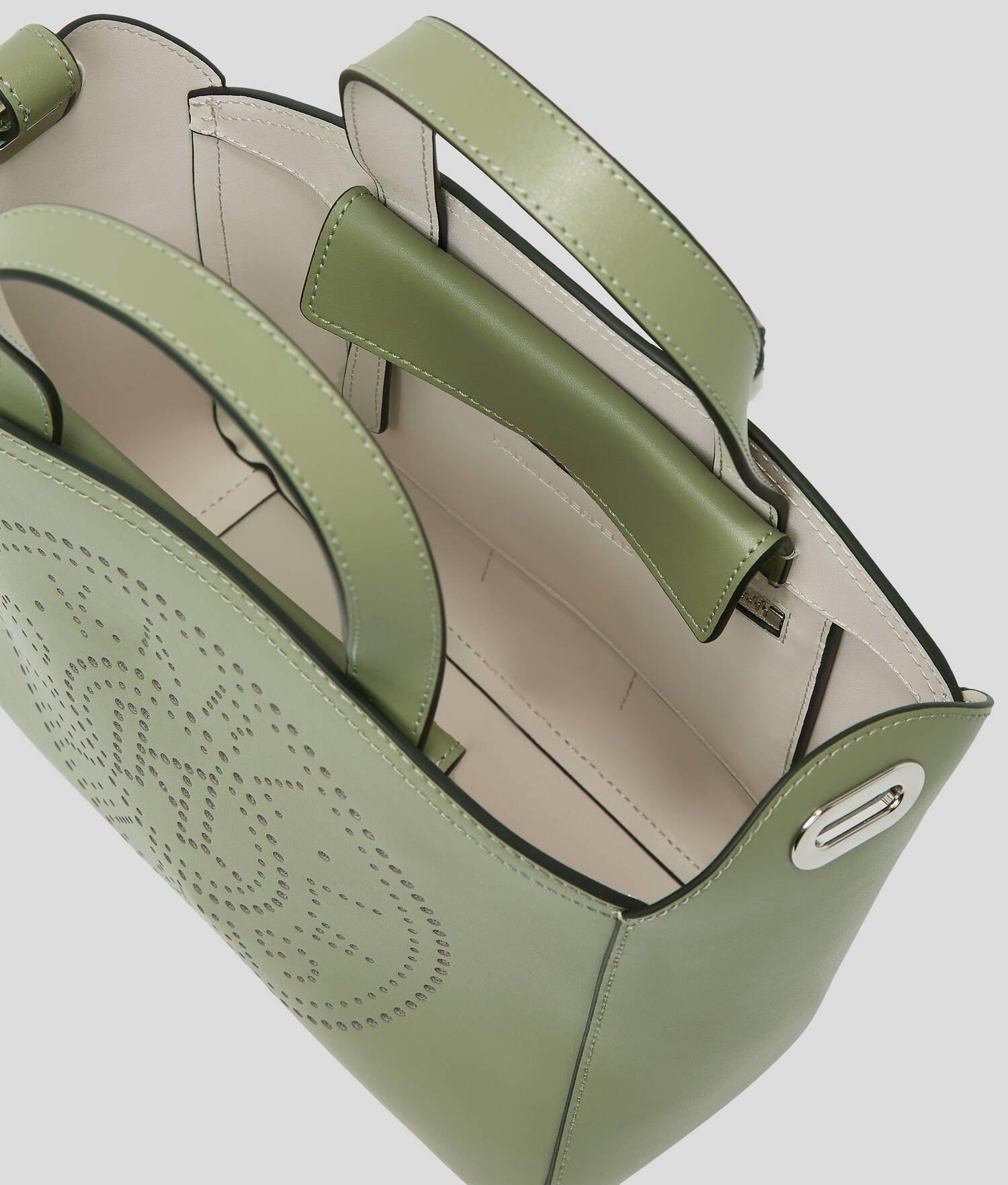 K/CIRCLE PERFORATED SMALL TOTE BAG Product Image