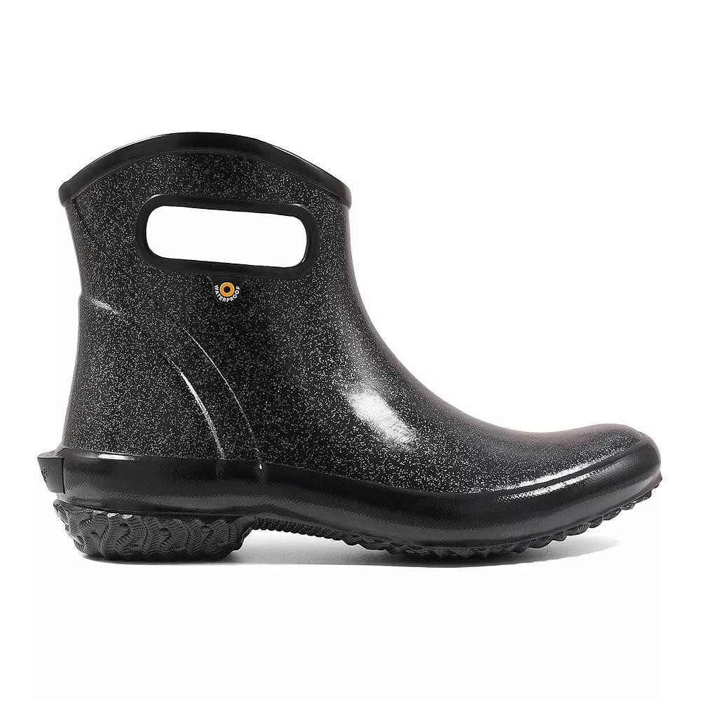 Bogs Women's Glitter Ankle Rain Boots, Size: 11, Black Product Image