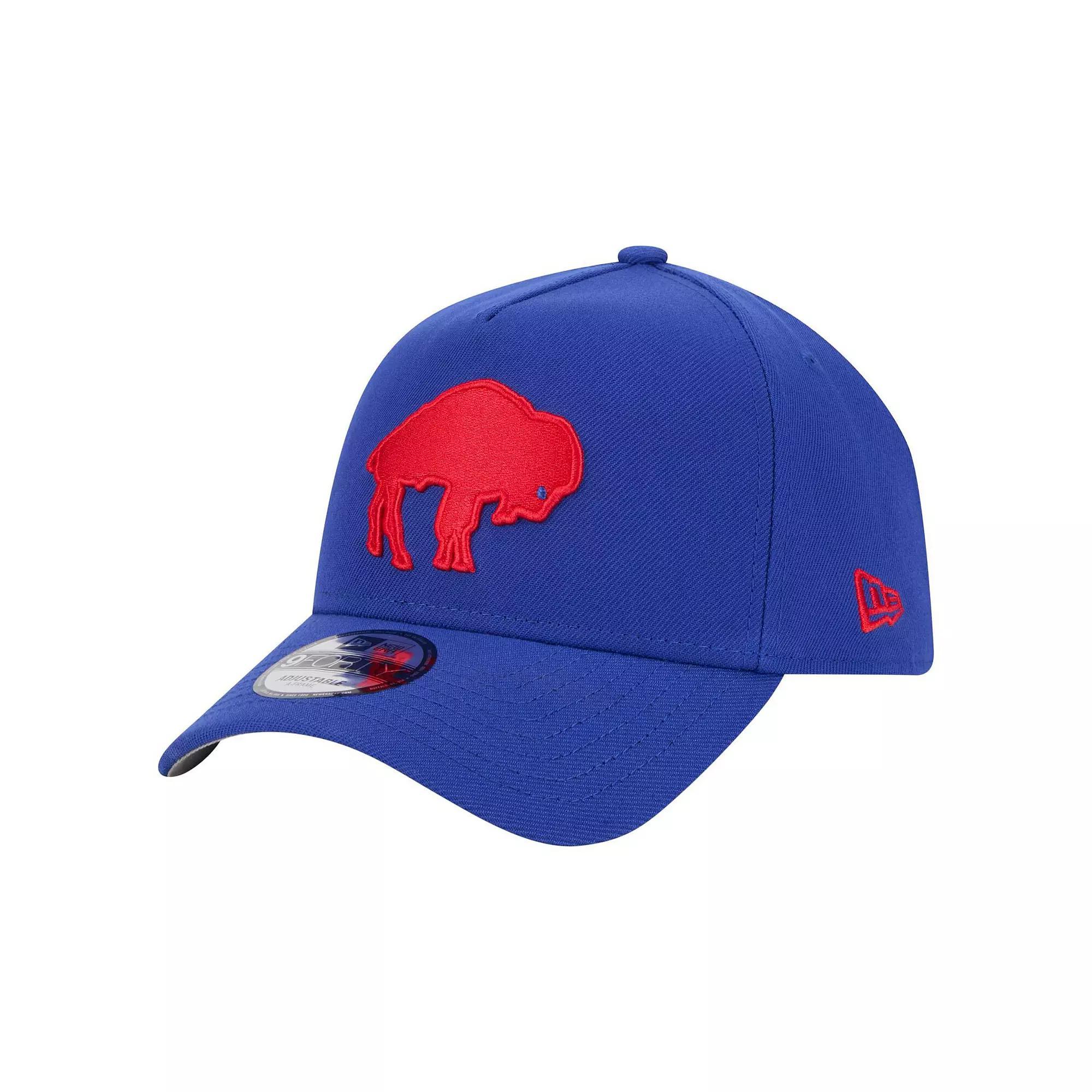Mens New Era Royal Buffalo Bills A-Frame 9FORTY Adjustable Hat Product Image