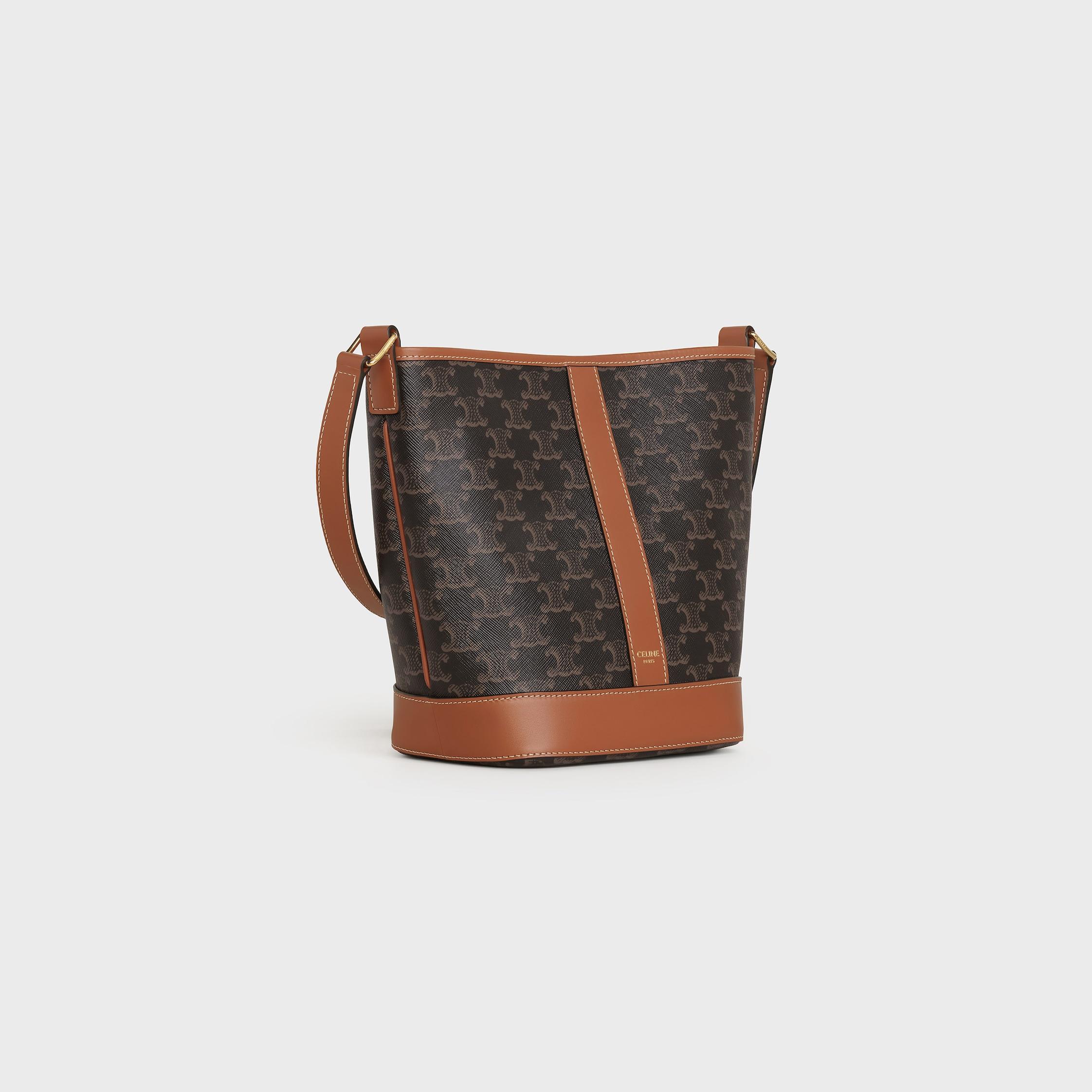 Small Bucket IN Triomphe Canvas and calfskin Product Image