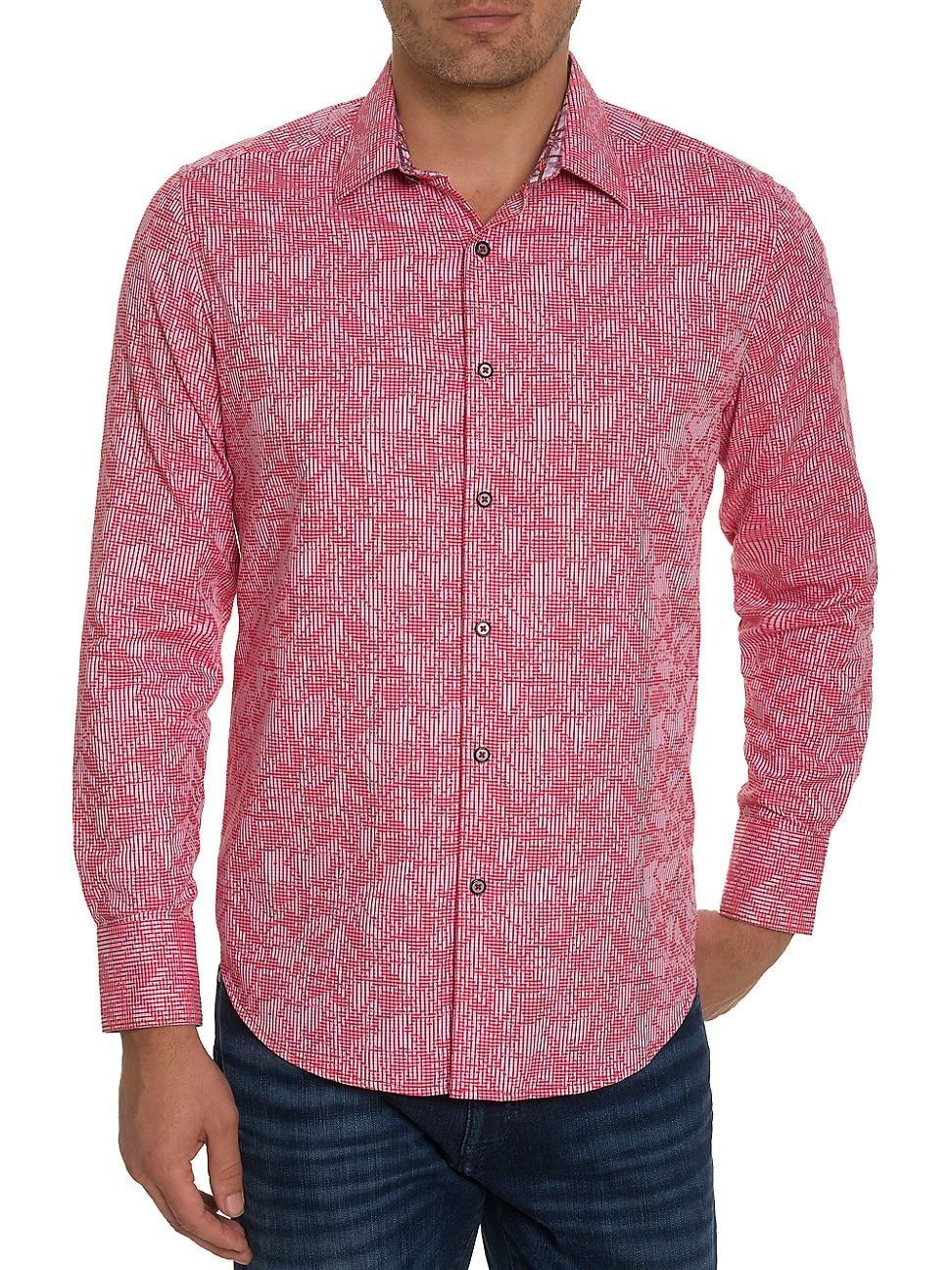 Men's Electric Slide Cotton-Stretch Sport Shirt Product Image