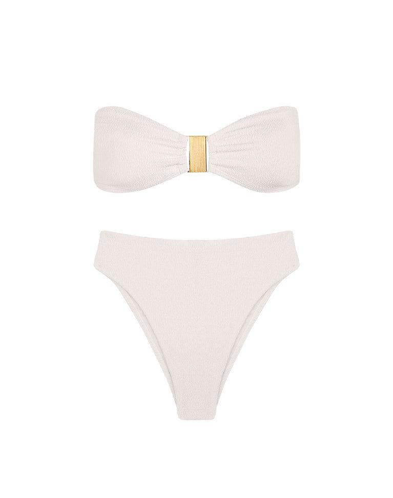 Firenze Becky Bandeau Top - White Product Image