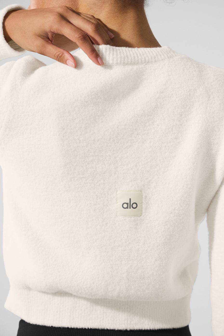 Snuggle Up Sweater Cropped Cardigan - Ivory Female Product Image