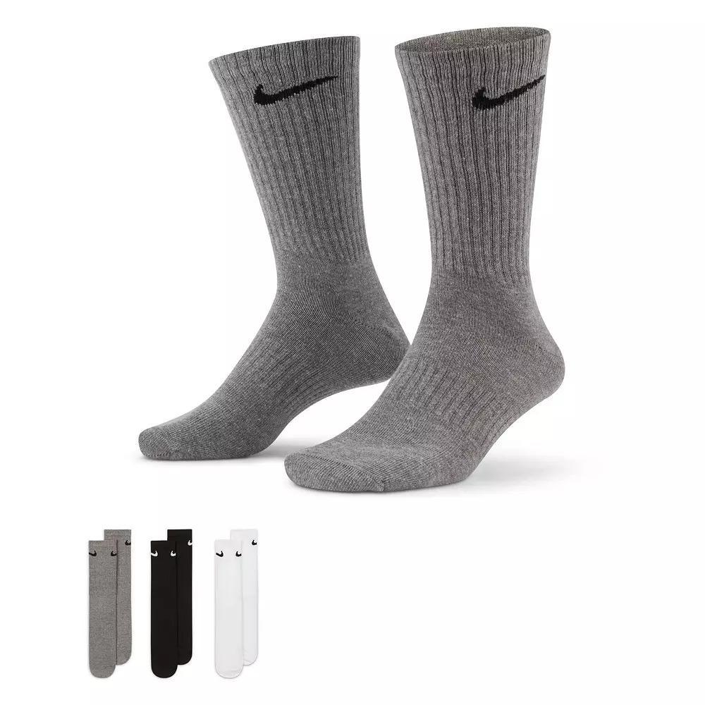 Womens Nike 3-Pack Everyday Lightweight Training Crew Socks Product Image