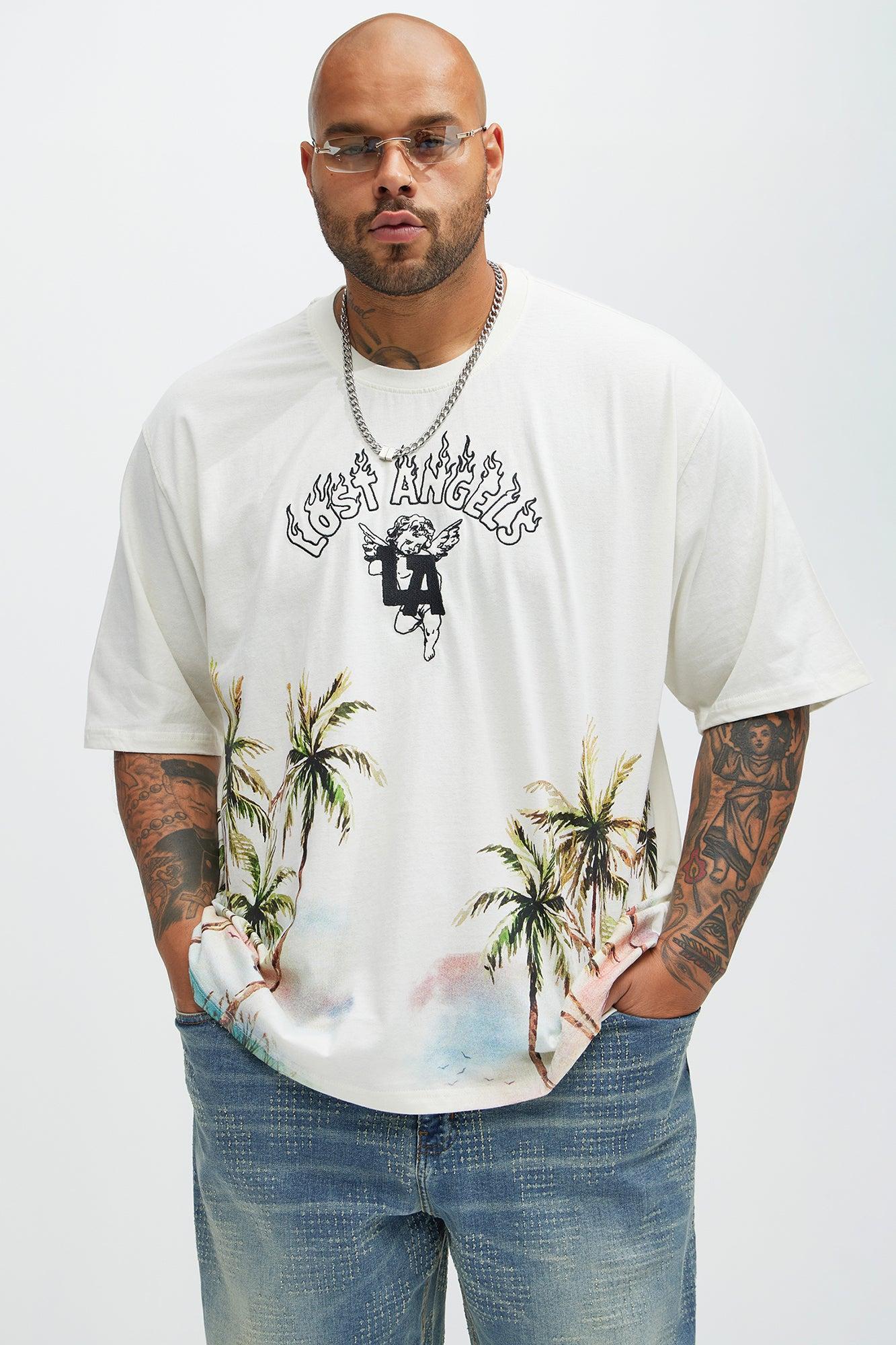 Lost Angeles Paradise Short Sleeve Tee - Off White Product Image
