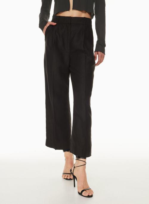 the effortless pant™ linen cropped Product Image