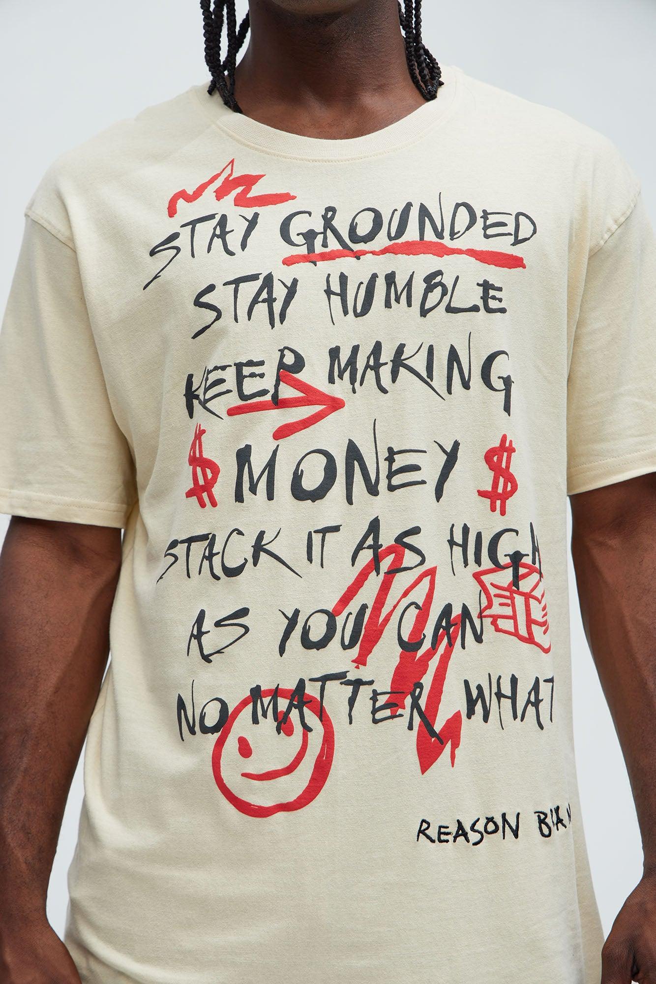 Money Is The Motive Short Sleeve Tee - Sand Product Image