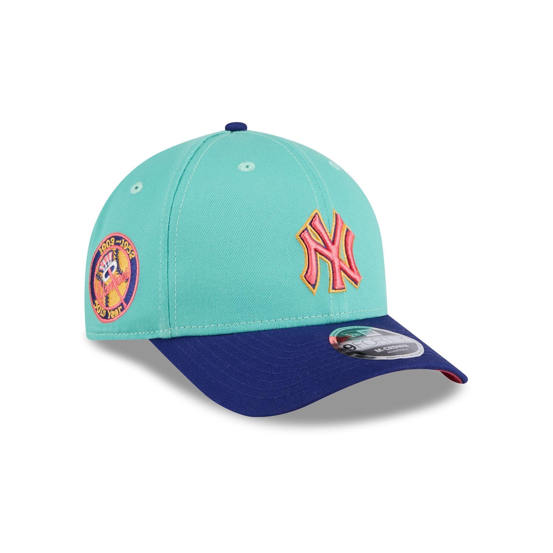 New York Yankees Clear Mint 9FORTY M-Crown Adjustable Hat Male Product Image