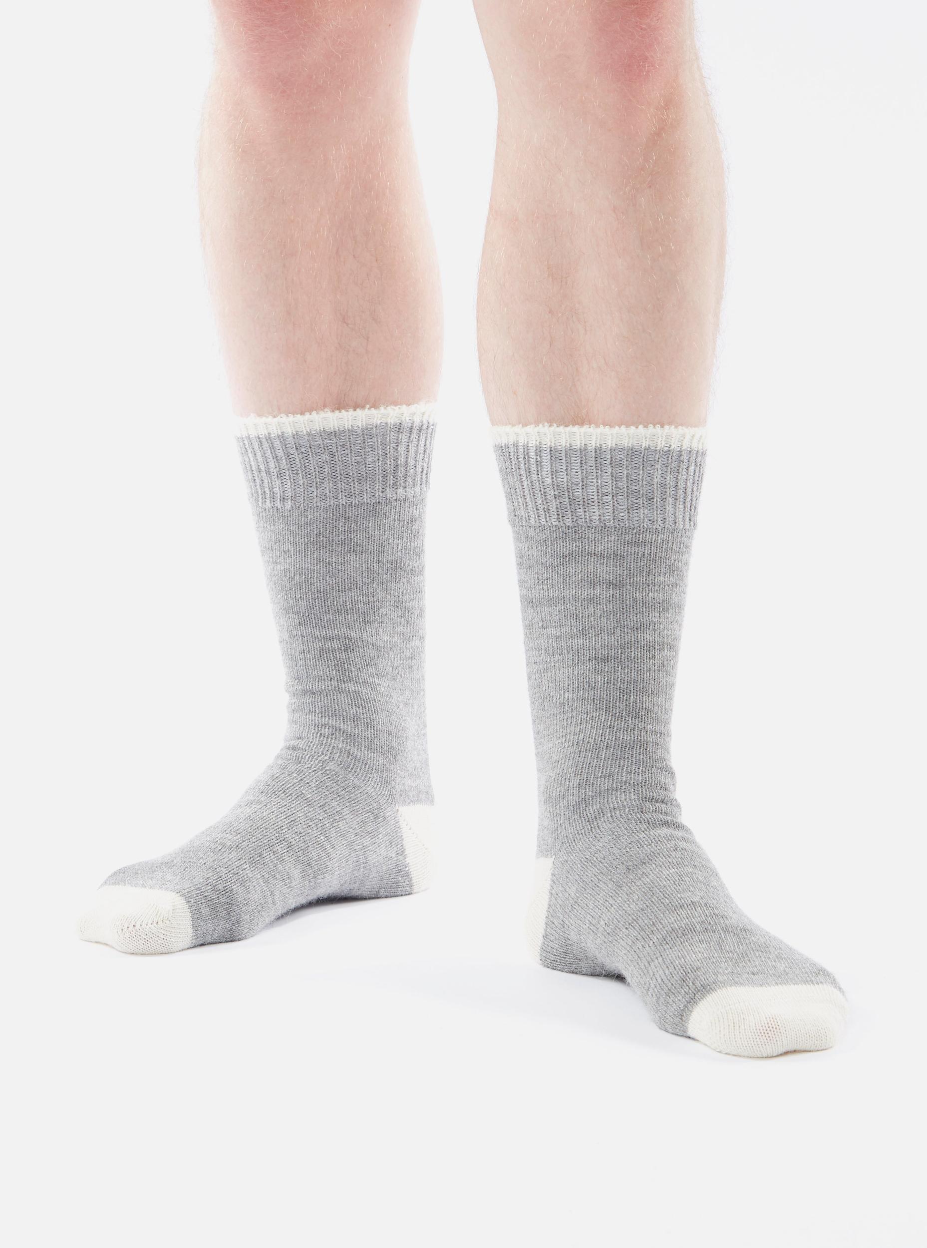 Grey Marl Alpaca Wool Alpaca Sock Product Image