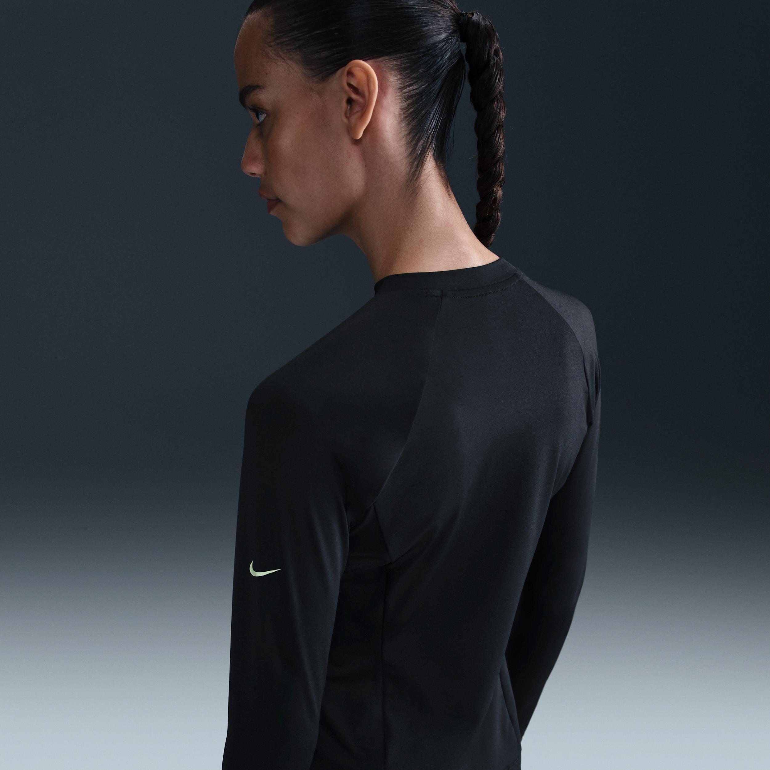 Nike Women's Swim Essential Long-Sleeve Zip Hydroguard Product Image