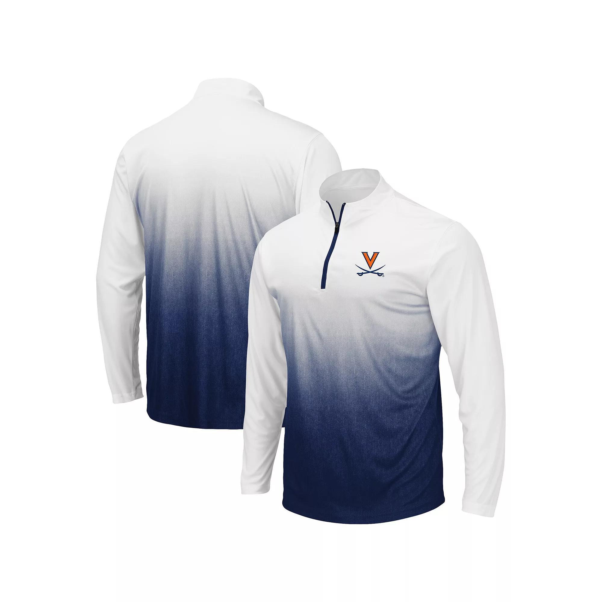 Men's Colosseum Navy Virginia Cavaliers Magic Quarter-Zip Jacket, Size: XL, Blue Product Image