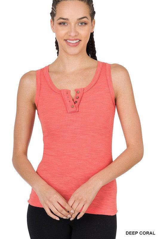 3159   Tish Ribbed Tank Top - Reg Only! Product Image
