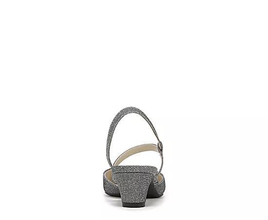 LifeStride Minimalist Women's Slingback Pumps, Size: 9.5, Silver Shimmer Product Image
