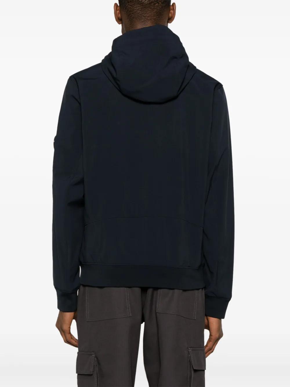 Shell-R Goggles-detail hooded jacket Product Image