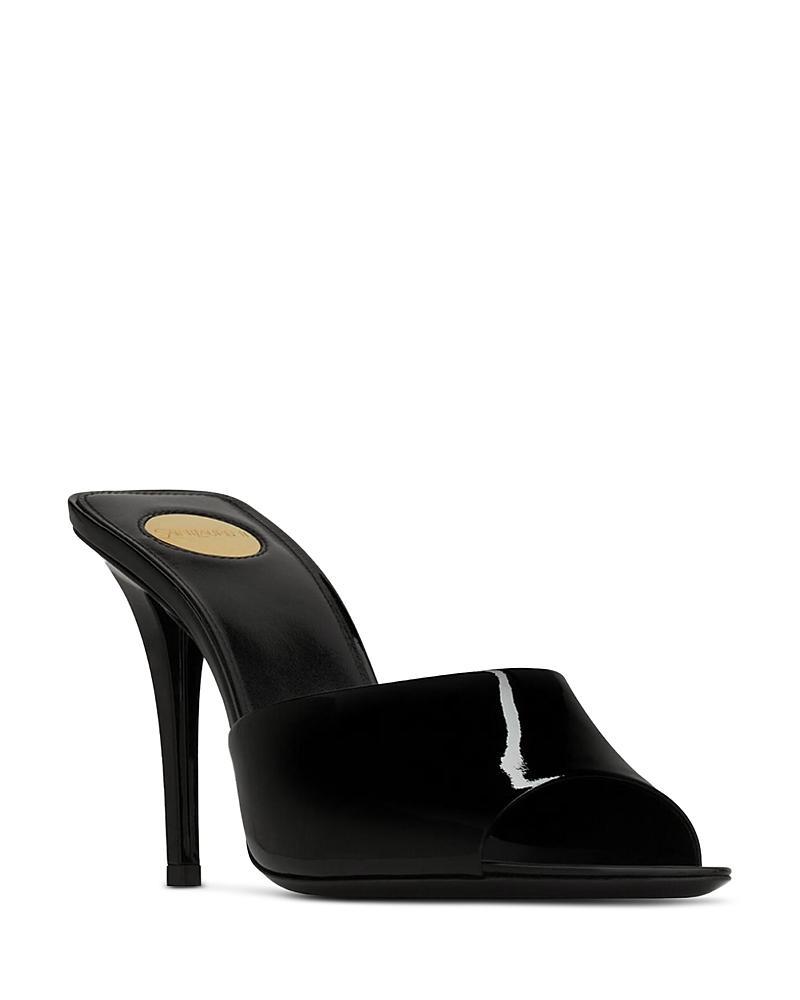 Saint Laurent Womens Romy Mules in Patent Leather Product Image