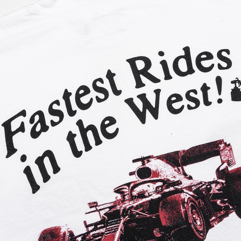 Feature x Honor The Gift Fastest Rides L/S Tee - White Male Product Image
