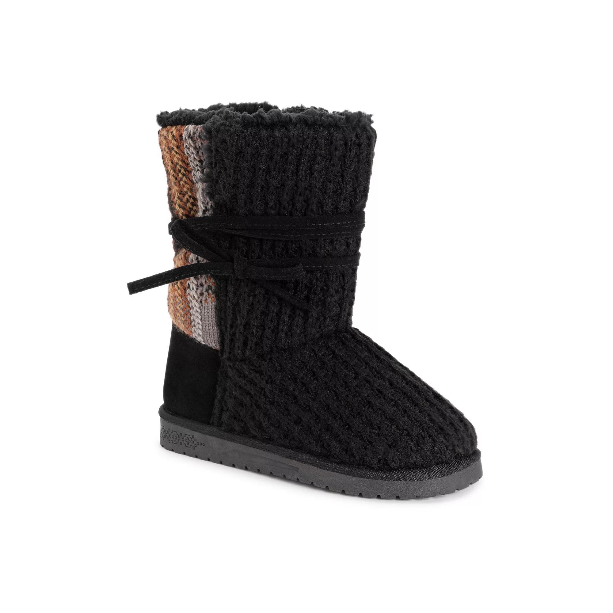 Essentials by MUK LUKS Clementine Women's Winter Boots, Size: 10, Black Plaid Product Image