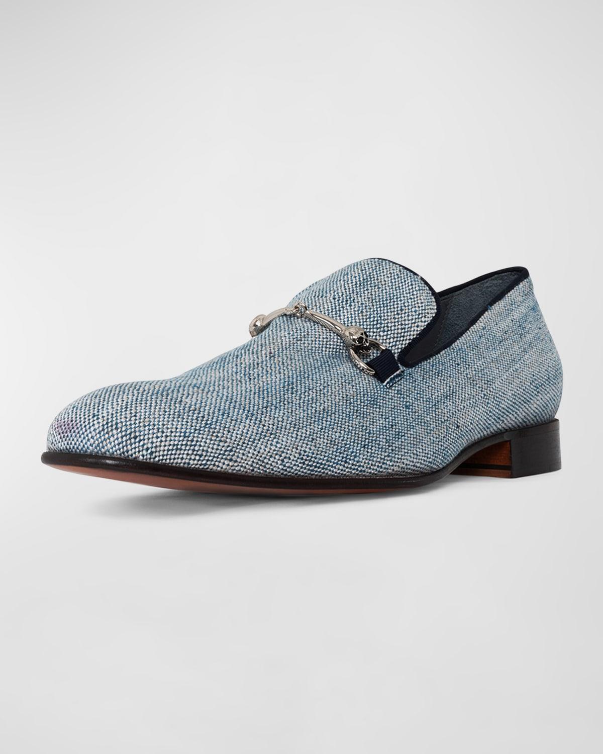 Mens Shawn Canvas Bit Loafers Product Image
