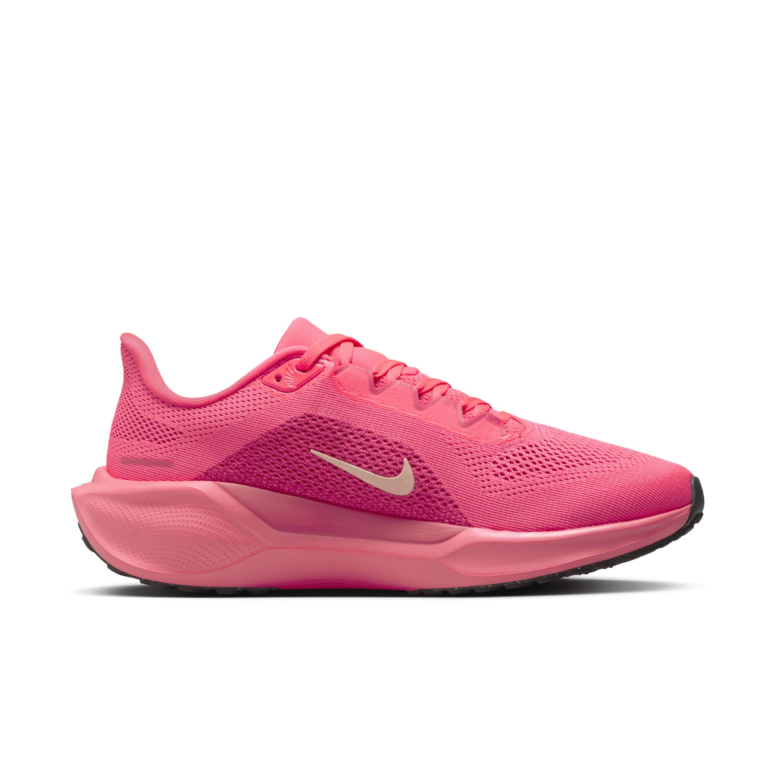 Nike Womens Air Zoom Pegasus 41 - Running Shoes Crimson Tint/Hot Punch/Aster Pink Product Image