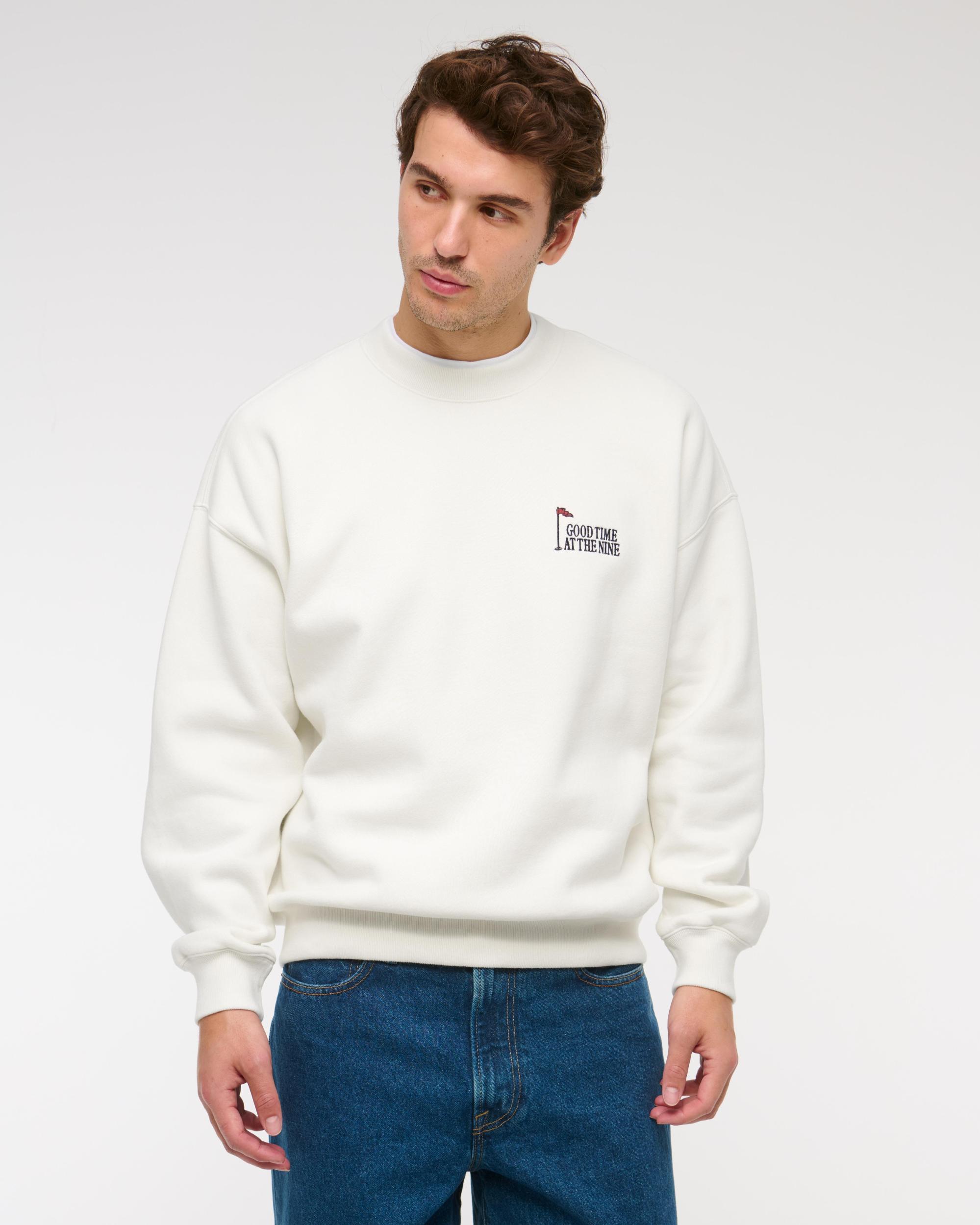 Golf Graphic Crew Sweatshirt Product Image