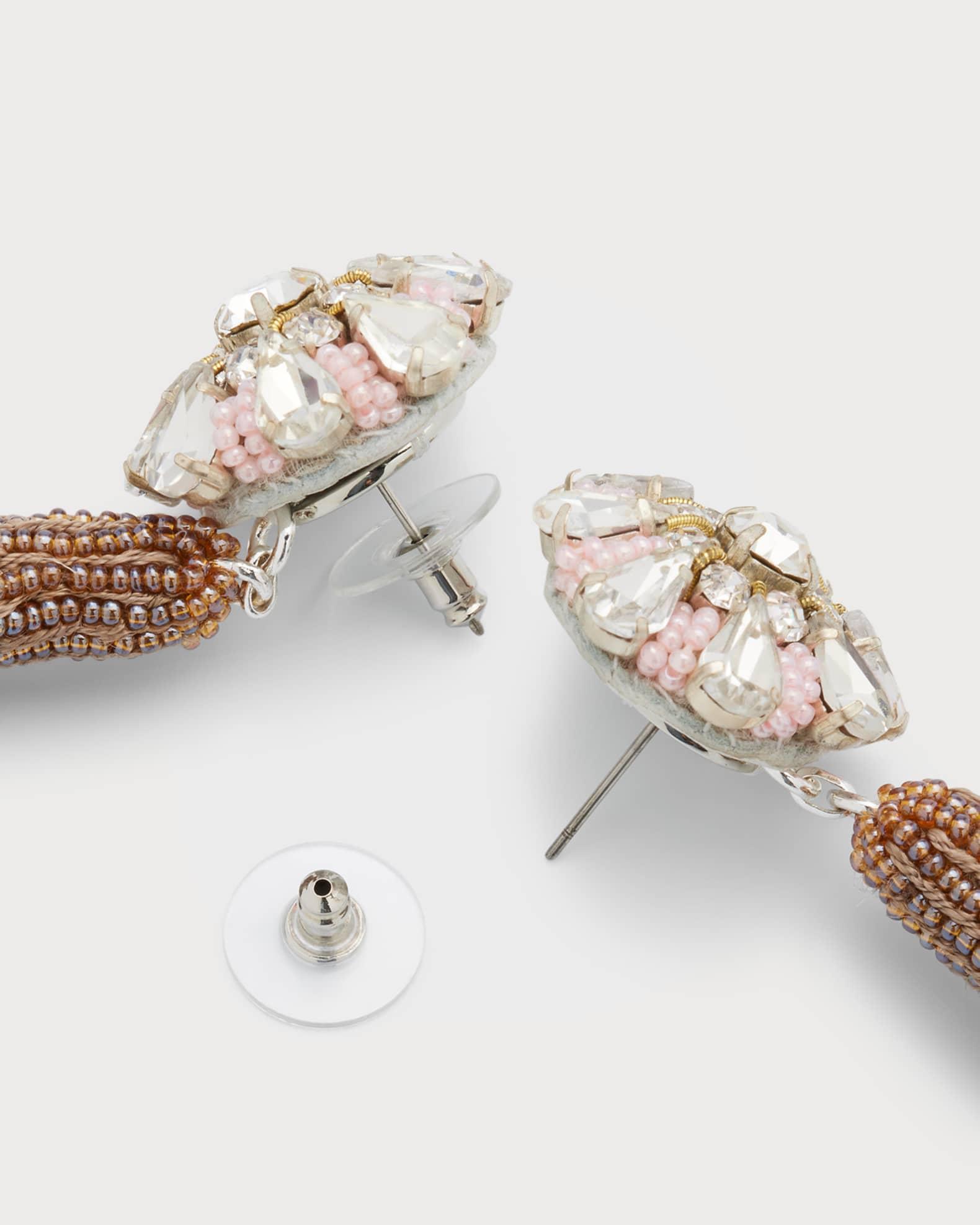 Rose Bottle Earrings Product Image