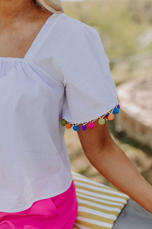 Aloha State Of Mind Pom Pom Shift Top Product Image