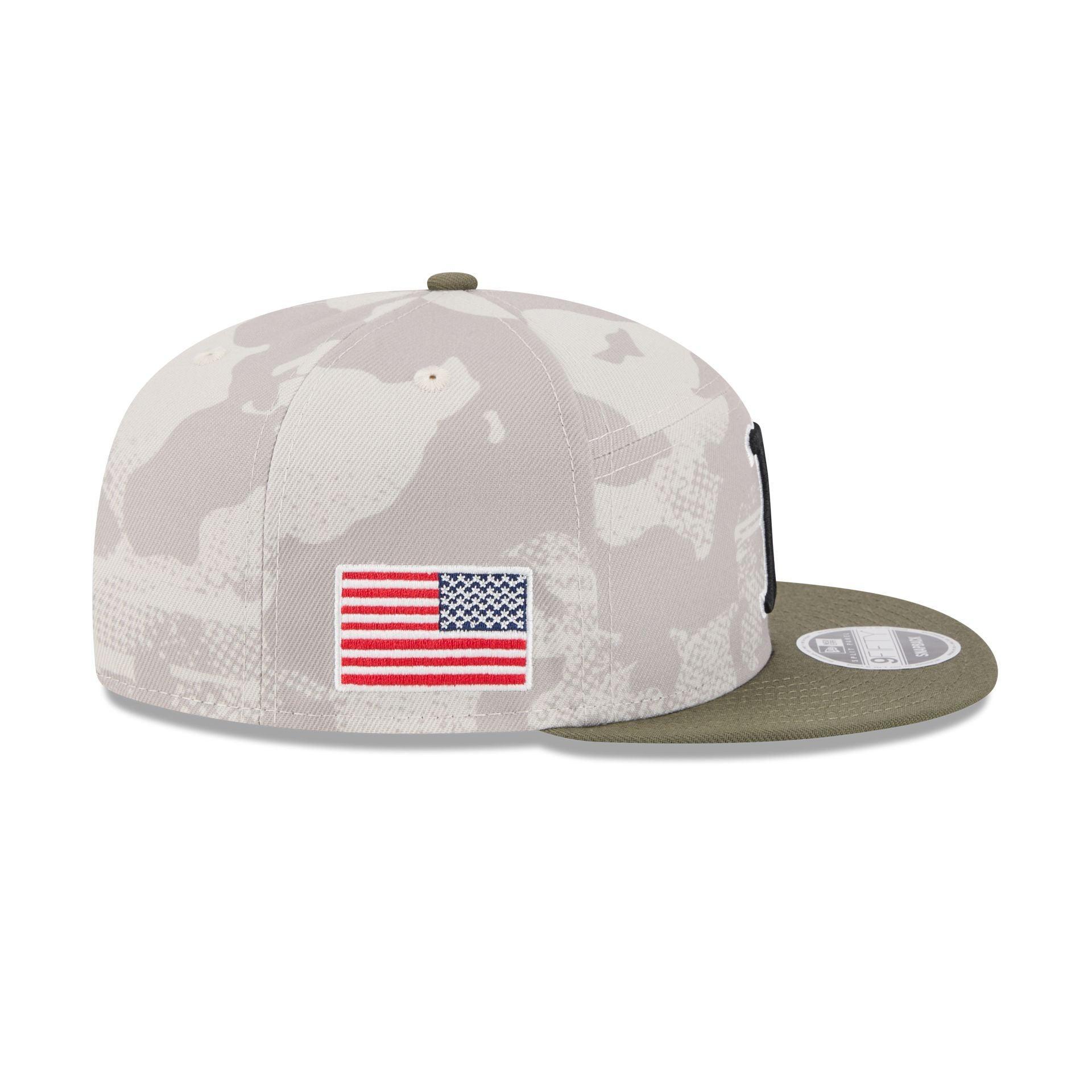 Minnesota Twins Armed Forces Day 2025 Split Panel 9FIFTY Snapback Hat Male Product Image
