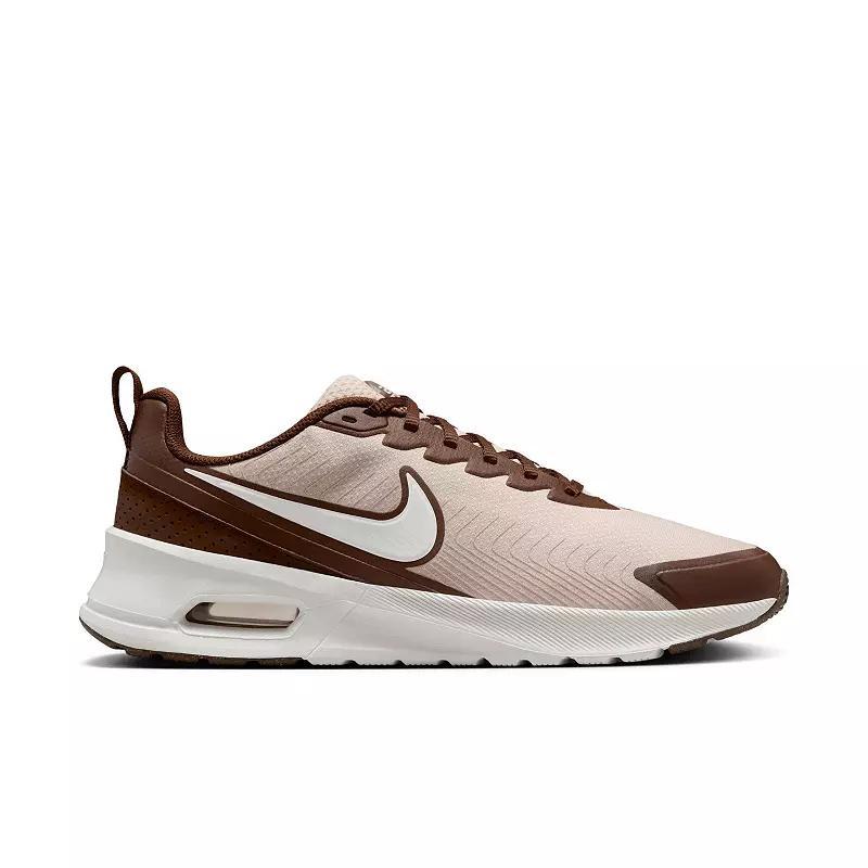 Nike Air Max Nuaxis Men's Running Shoes, Women's, Size: 7, Sanddrift Blue Cacao Product Image