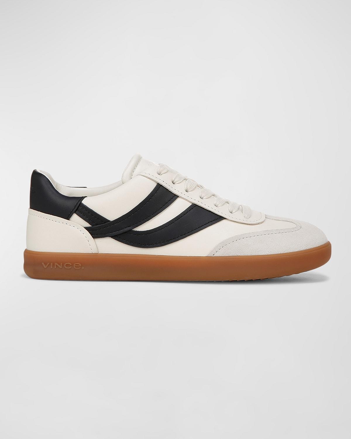 Oasis Mixed Leather Retro Sneakers Product Image