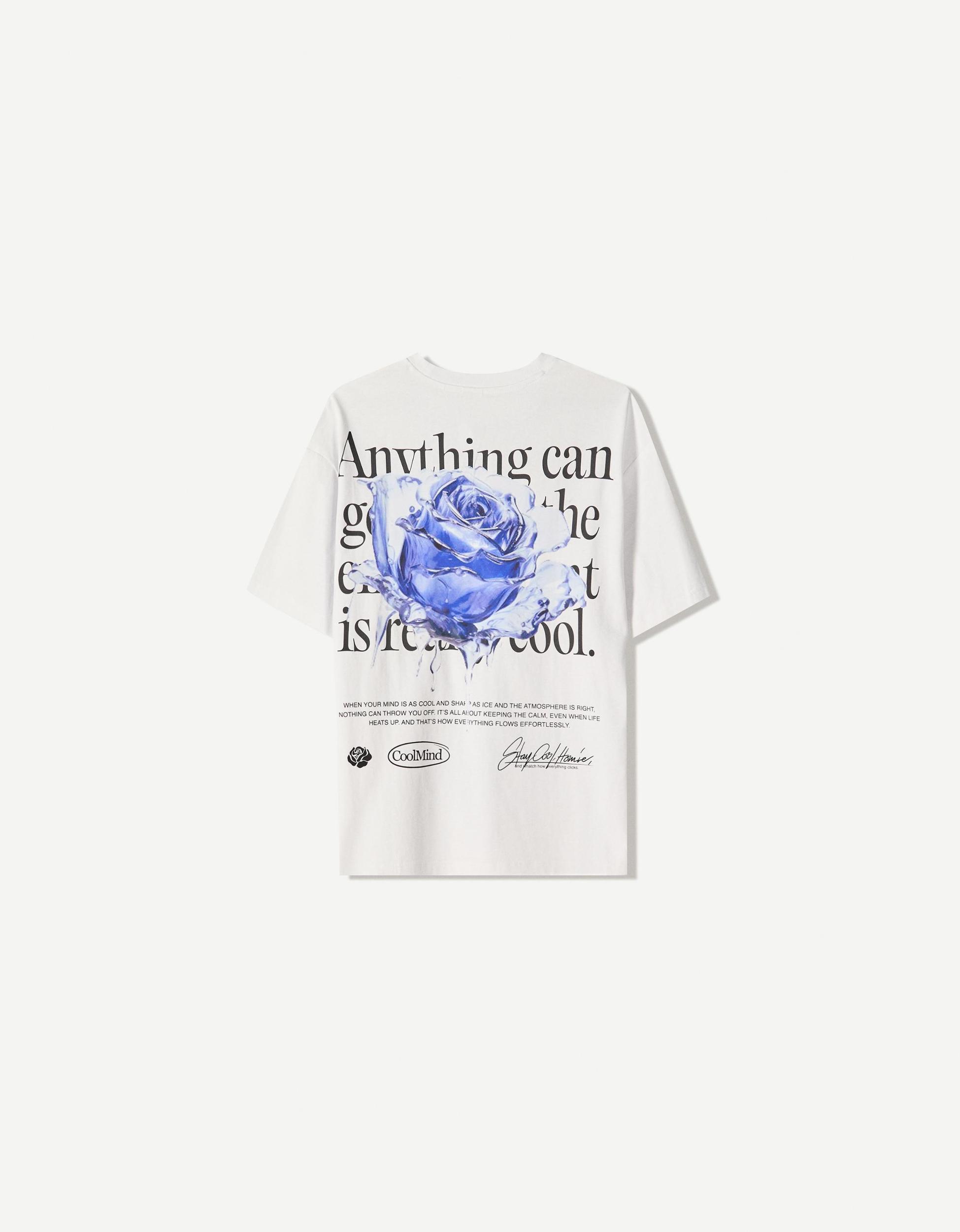 Printed short sleeve oversize T-shirt Product Image