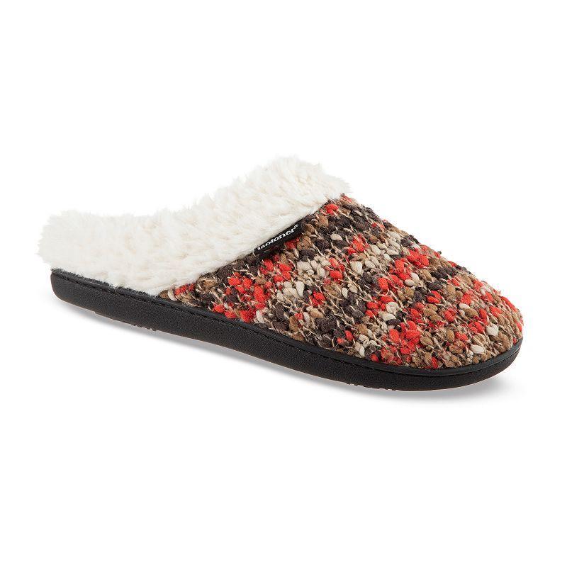 Isotoner Women's Sweater Knit Amanda Hoodback Slippers - Cream Product Image