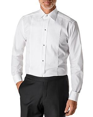Mens Slim-Fit Plisse Tuxedo Shirt Product Image