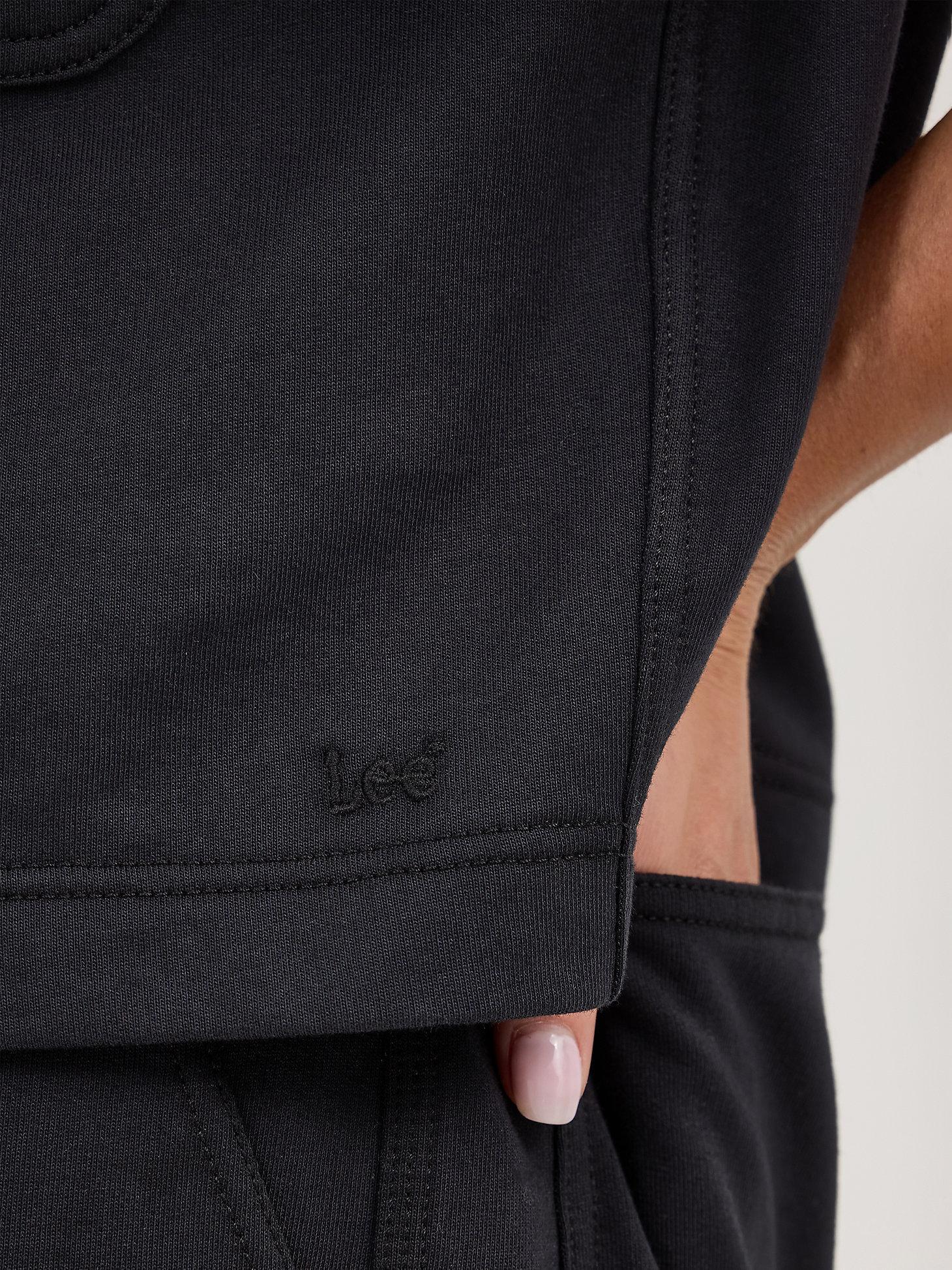 Women's Loose Crop Button Down Shirt | Women's Tops & Tees | Lee® Product Image