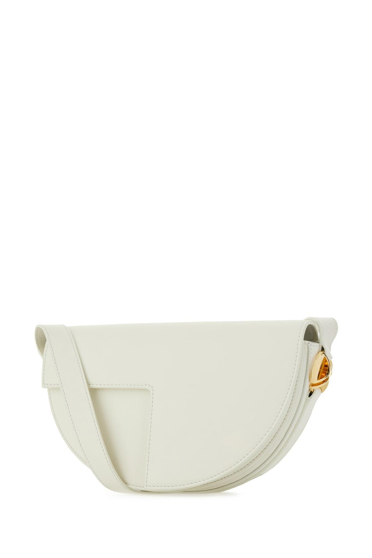 PATOU Ivory Leather Crossbody Bag In 009a Product Image
