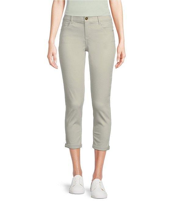 Gibson & Latimer Perfect Fit Roll-Cuff Skinny Twill Pants Product Image
