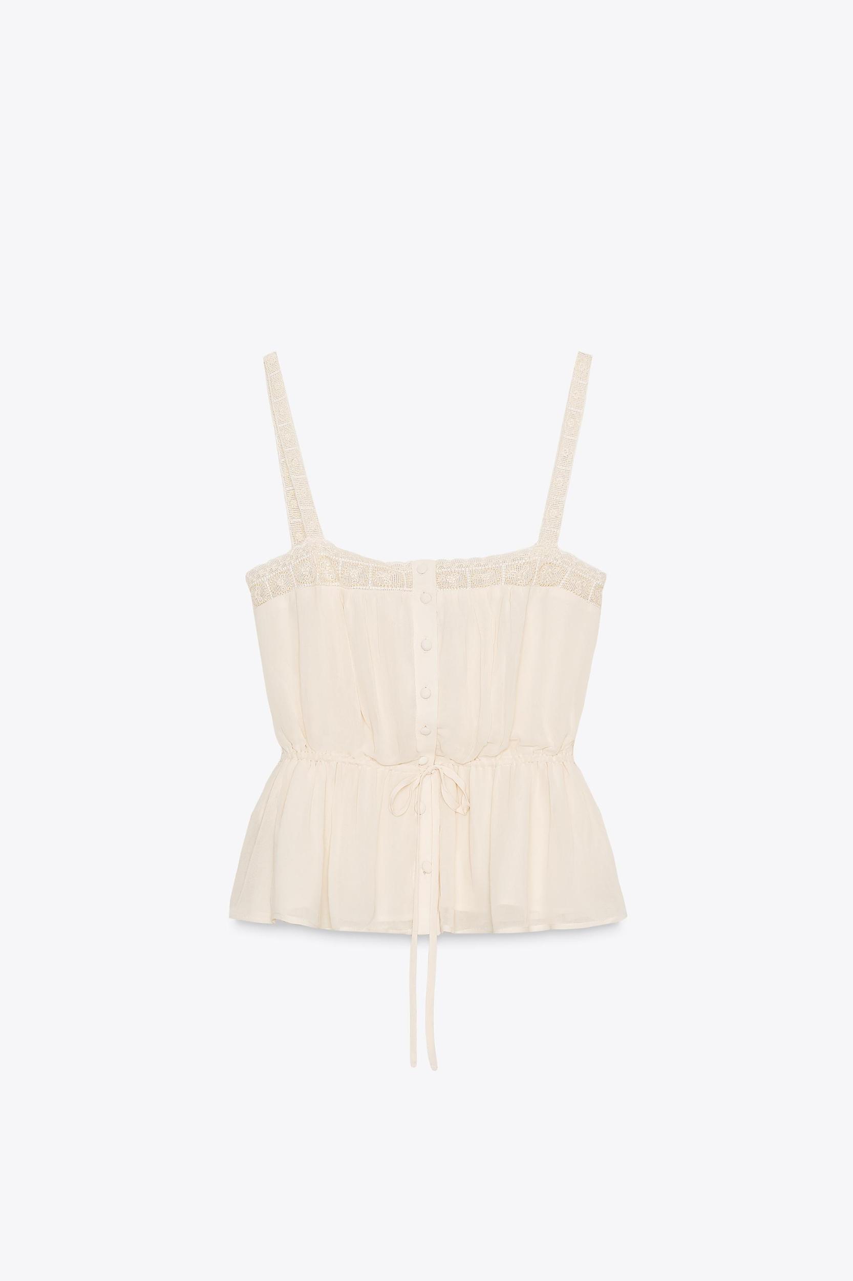 GEORGETTE LACE TOP Product Image