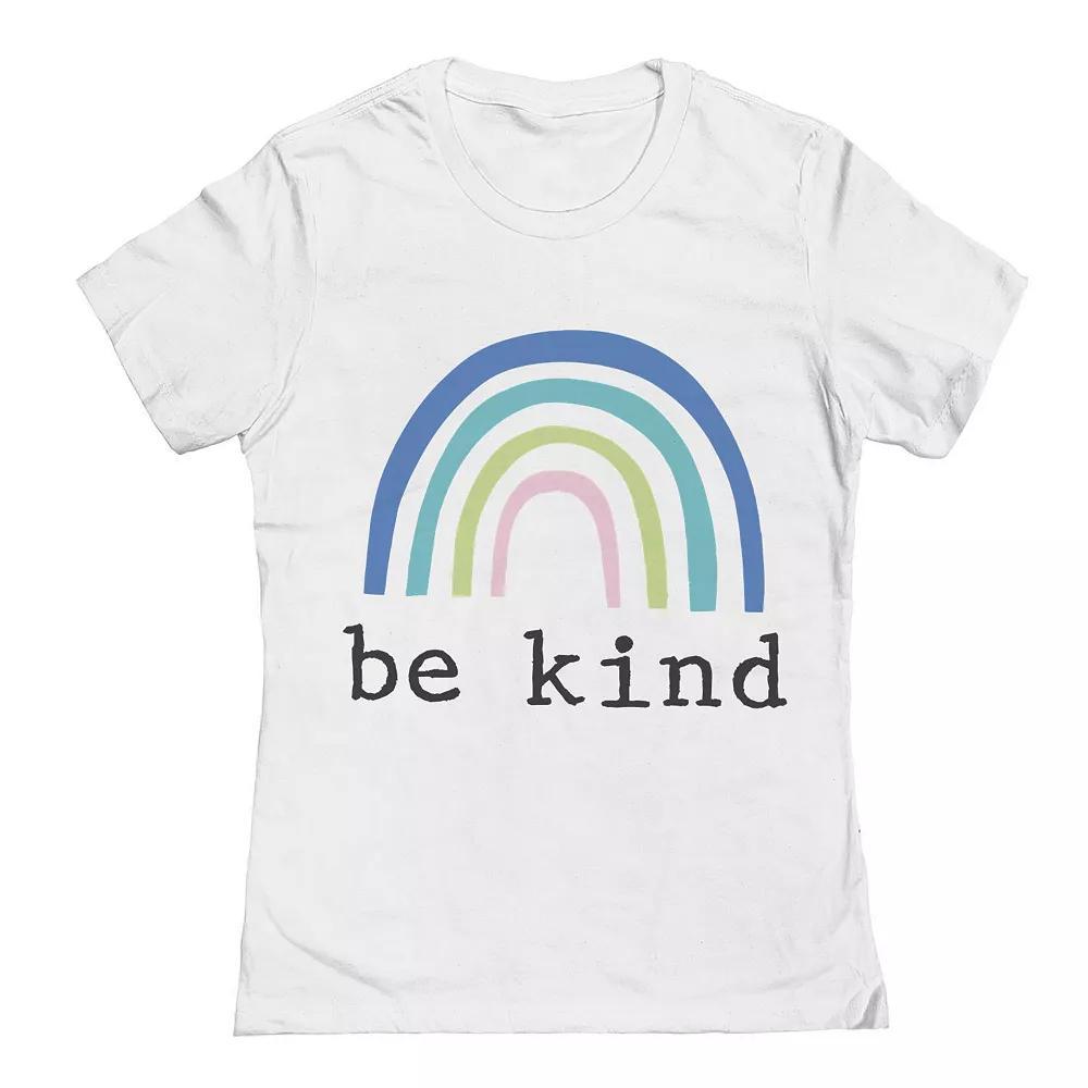 Junior's Grayson Threads The Label Rainbow Kind Pride Graphic Tee, Women's, Size: XXL, White Product Image