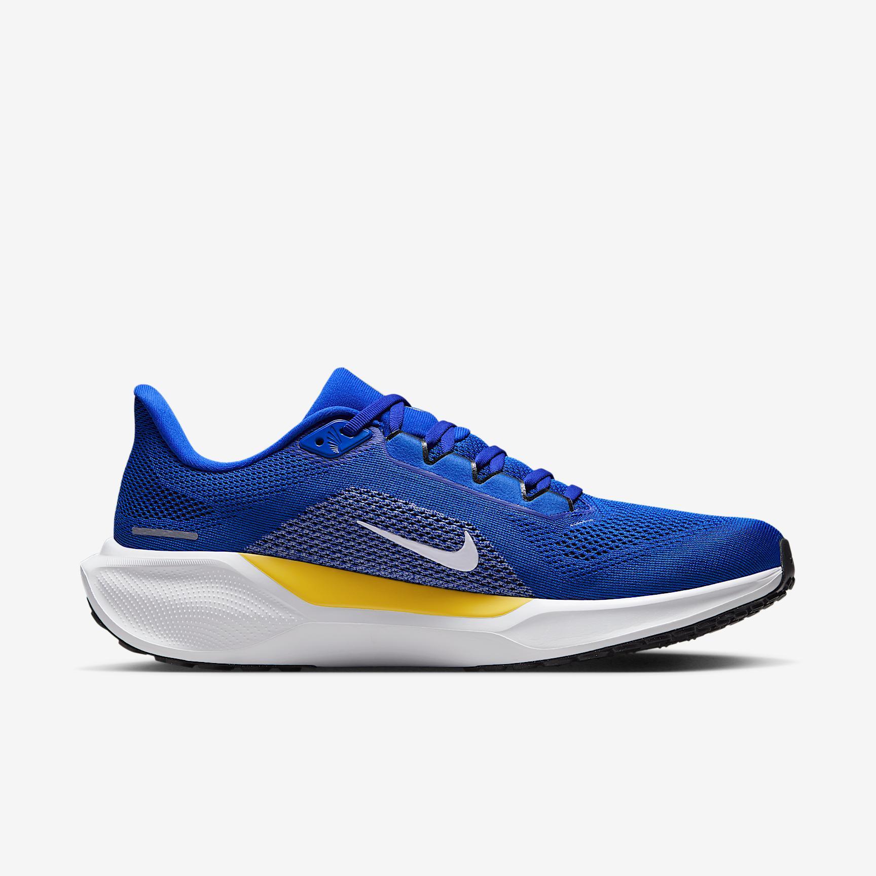 Los Angeles Rams Pegasus 41 Men's Nike NFL Road Running Shoes Product Image