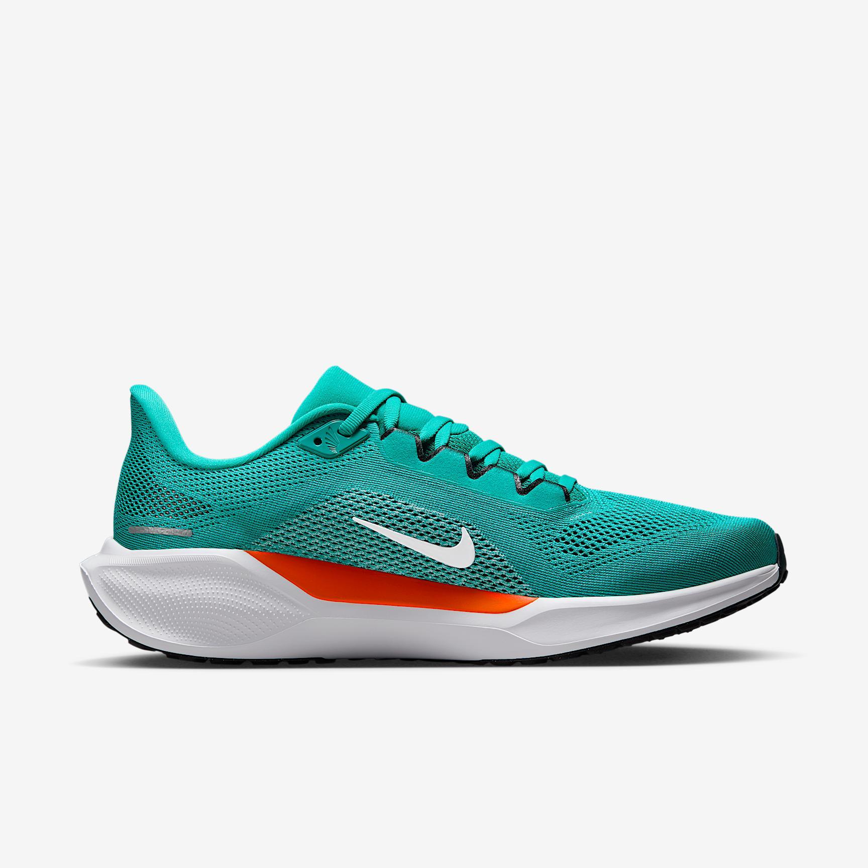Miami Dolphins Pegasus 41 Men's Nike NFL Road Running Shoes Product Image