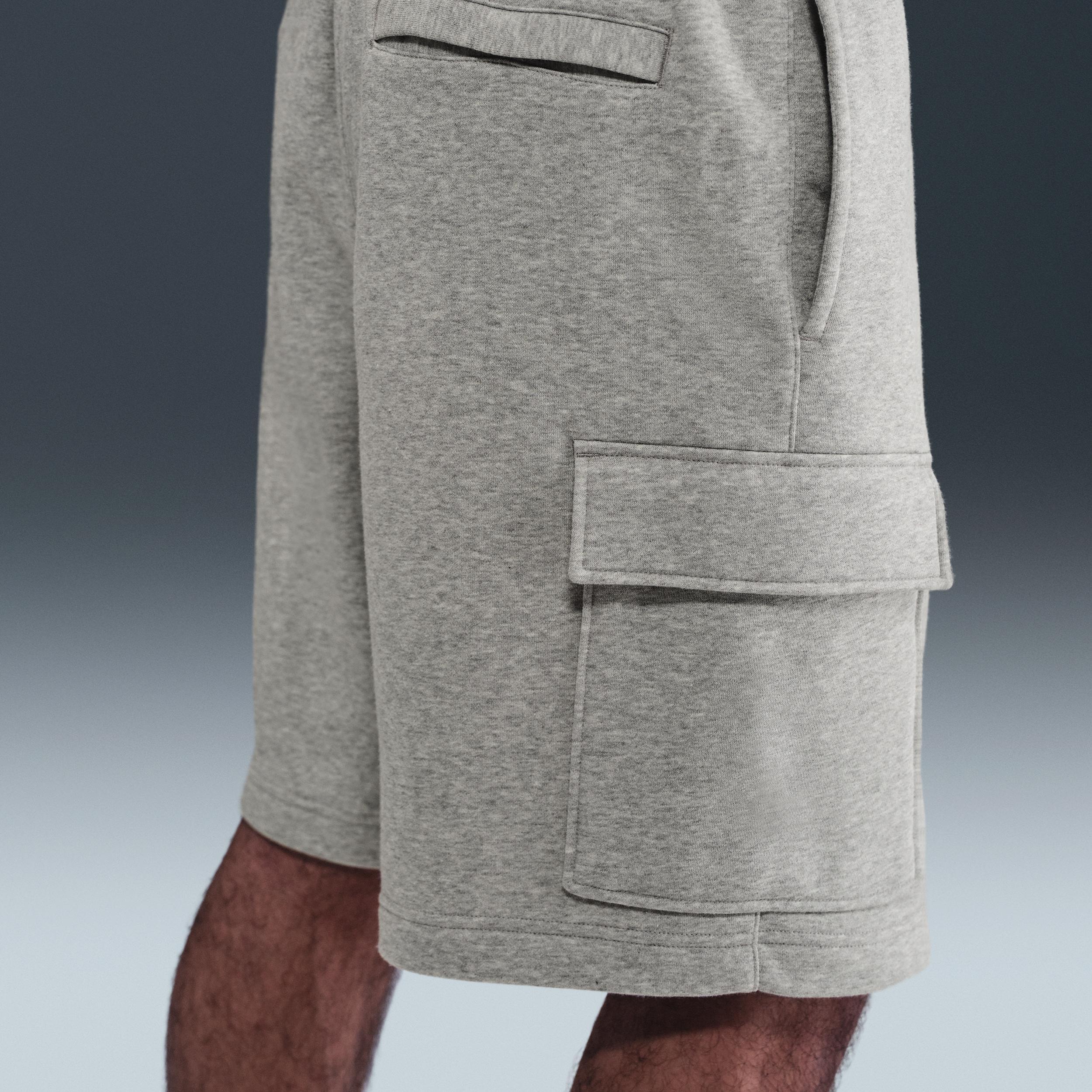 Mens Nike Club Cargo Shorts Dark Grey Grey Product Image