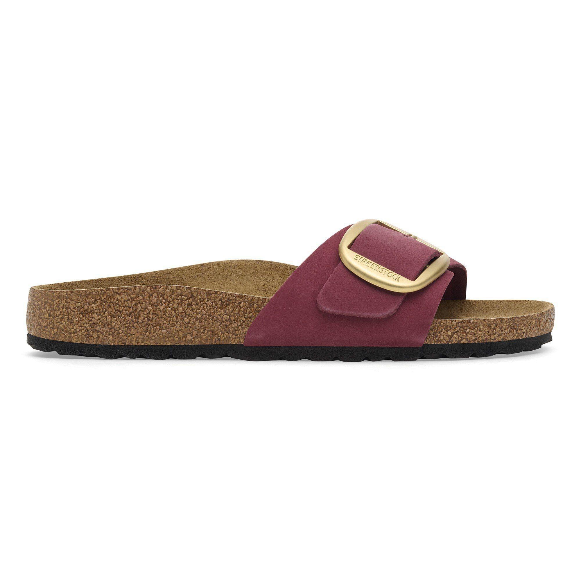 Madrid Big Buckle Nubuck Leather Ecru Product Image