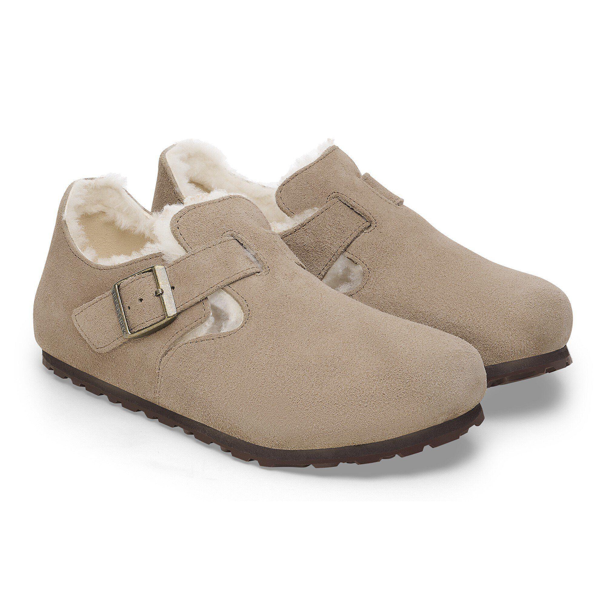 London Shearling Suede Leather Product Image