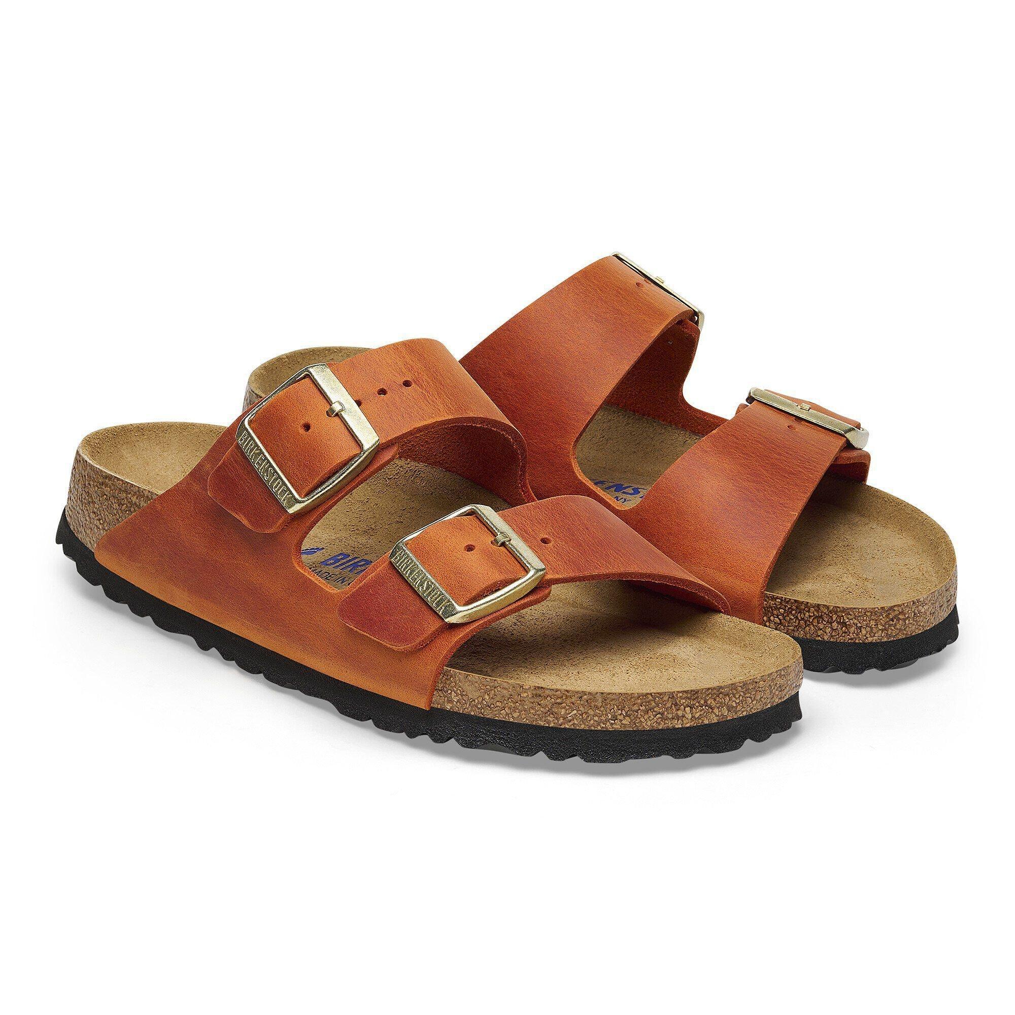 Arizona Soft Footbed Oiled Leather Burnt Orange Product Image