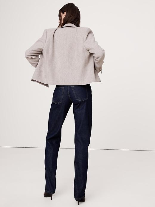 Mid-Rise Rigid Straight Jean Product Image